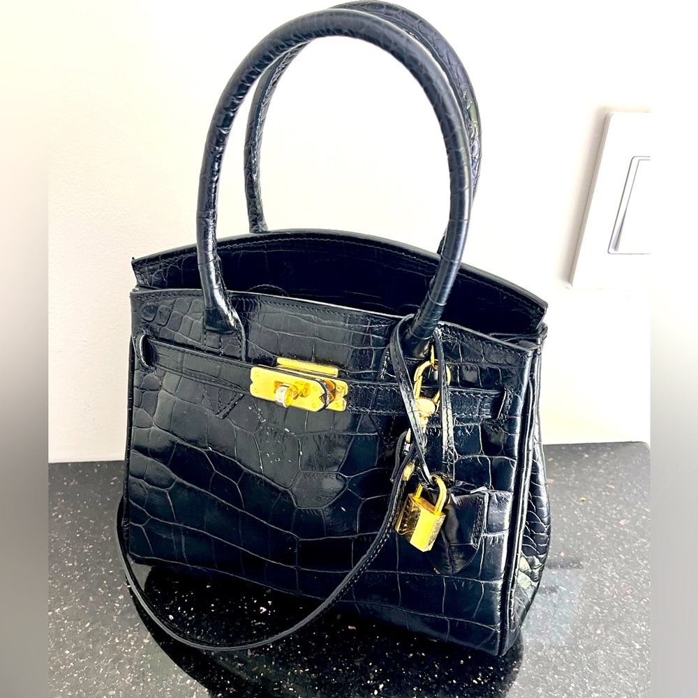 Lederer Crocodile Handbag